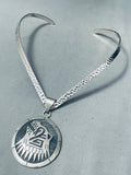 One Of The Best Vintage Native American Hopi Channel Sterling Silver Necklace-Nativo Arts