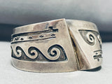 One Of The Most Skilled Workmanship 6 Inch Wrist Vintage Native American Navajo Bracelet-Nativo Arts