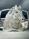 Best Horse Head Vintage Native American Navajo Sterling Silver Bracelet Cuff-Nativo Arts
