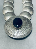 Double Sided!! Vintage Native American Navajo Sterling Silver Brass Onyx Necklace-Nativo Arts