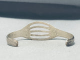 Charming Vintage Native American Navajo Sterling Silver Baby Bracelet-Nativo Arts