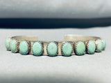 Extraordinary Native American Navajo Turquoise Sterling Silver Signed Doug Etcitty Bracelet-Nativo Arts