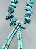 Medicine Man Vintage Native American Navajo Turquoise Heishi Jacla Necklace Old-Nativo Arts