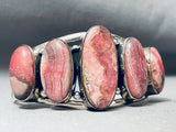 The Best Vintage Native American Navajo Rhodochrosite Sterling Silver Bracelet-Nativo Arts