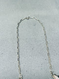 Dropdead Gorgeous Vintage Native American Navajo Pink Shell Sterling Silver Necklace-Nativo Arts