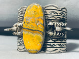 147 Grams Native American Navajo Honeybee Sterling Silver 2 Scoripons Massive Bracelet-Nativo Arts