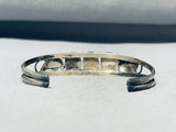 Superb Vintage Native American Navajo Morenci Turquoise Sterling Silver Bracelet-Nativo Arts