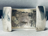Important Vintage Native American Navajo Turquoise Sterling Silver Bracelet-Nativo Arts