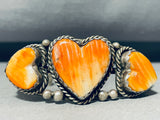 I Heart The Ocean Vintage Native American Navajo Sterling Silver Bracelet-Nativo Arts