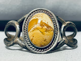 Carmel Apple Vintage Native American Navajo Agate Sterling Silver Bracelet-Nativo Arts