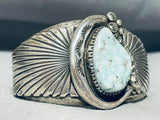 One Of The Best Vintage Native American Navajo Dry Creek Turquoise Sterling Silver Bracelet-Nativo Arts
