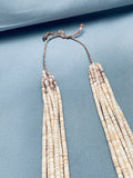 Native American 232 Grams Vintage Santo Domingo Heishi Shell Turquoise Necklace-Nativo Arts
