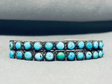 Marvelous Vintage Native American Navajo Turquoise Sterling Silver Bracelet-Nativo Arts