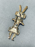 Tremendous Vintage Native American Navajo 12kgf Kachina Pendant-Nativo Arts