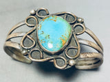 Native American Remarkable Vintage Royston Turquoise Sterling Silver Bracelet-Nativo Arts