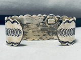 Rare Vintage Native American Navajo Royston Turquoise Sterling Silver Bracelet-Nativo Arts