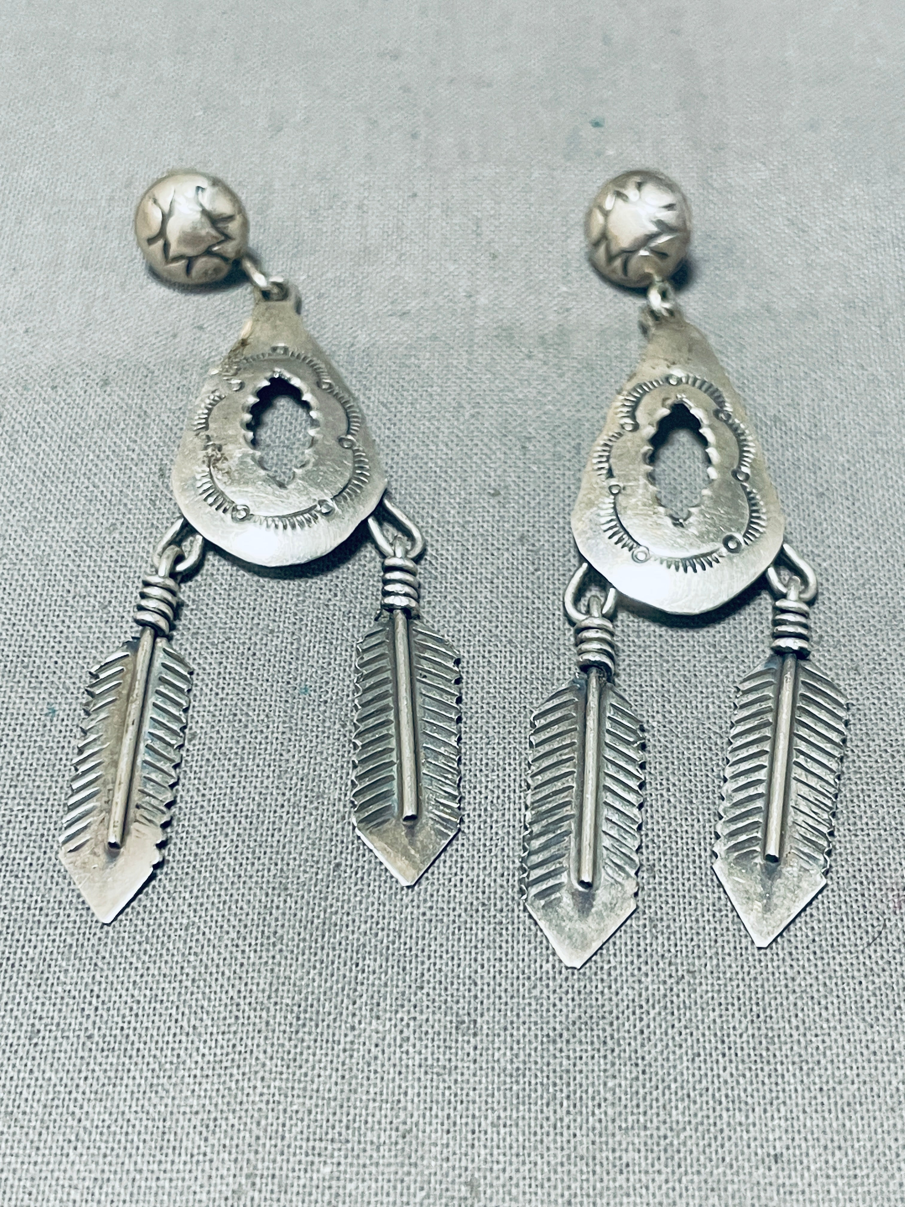 Native American popular Sterling Silver Earrings