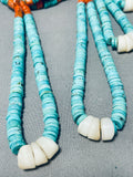 The Most Incredible Vintage Santo Domingo Jacla Turquoise Necklace-Nativo Arts