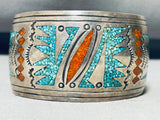 Tommy Singer!! Rare Early Hallmark Vintage Native American Navajo Sterling Silver Bracelet-Nativo Arts