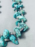 Ella Johnson Vintage Native American Navajo Turquoise Nugget Heishi Necklace Old-Nativo Arts