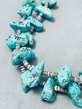 Ella Johnson Vintage Native American Navajo Turquoise Nugget Heishi Necklace Old-Nativo Arts