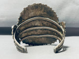 One Of The Best Vintage Native American Navajo Turquoise Sterling Silver Cluster Bracelet-Nativo Arts