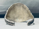 Important Bear Vintage Native American Navajo Sterling Silver Bracelet-Nativo Arts