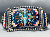 One Of The Most Intricate Ever Vintage Southwest Sterling Silver Bracelet-Nativo Arts
