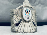 The Best Native American Navajo Turquoise Thunderbird Sterling Silver Bracelet-Nativo Arts