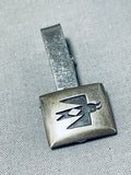 Brilliant Vintage Native American Navajo Sterling Silver Bird Tie Tack-Nativo Arts