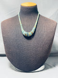 Native American Stunning Vintage Santo Domingo Handcut Turquoise Heishi Necklace-Nativo Arts