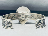 Native American Breathtaking Vintage Frogskin Turquoise Sterling Silver Bracelet-Nativo Arts