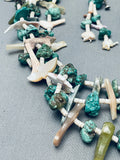 One Of The Best Vintage Santo Domingo Turquoise Squaw Necklace-Nativo Arts