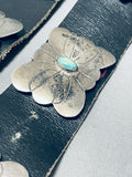 Dropdead Gorgeous Vintage Native American Navajo Butterfly Sterling Silver Concho Belt-Nativo Arts