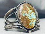 Ideal Authentic Vintage Native American Navajo Royston Turquoise Sterling Silver Bracelet-Nativo Arts