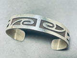 Impressive Native American Hopi Sterling Silver Bracelet-Nativo Arts
