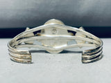 One Of The Best Vintage Native American Navajo Gaspeite Sterling Silver Bracelet-Nativo Arts