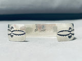 Superior Vintage Native American Navajo Carico Lake Turquoise Sterling Silver Bracelet-Nativo Arts