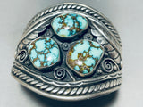 Indian Mountain Turquoise!! Vintage Native American Navajo Sterling Silver Bracelet Cuff-Nativo Arts