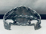 Museum On The Wrist! Vintage Native American Navajo Turquoise Sterling Silver Bracelet-Nativo Arts