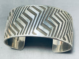 Freddy Douglas Native American Navajo Sterling Silver Bracelet-Nativo Arts