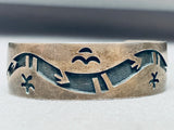Important Artist Vintage Native American Hopi Sterling Silver Bracelet Old-Nativo Arts
