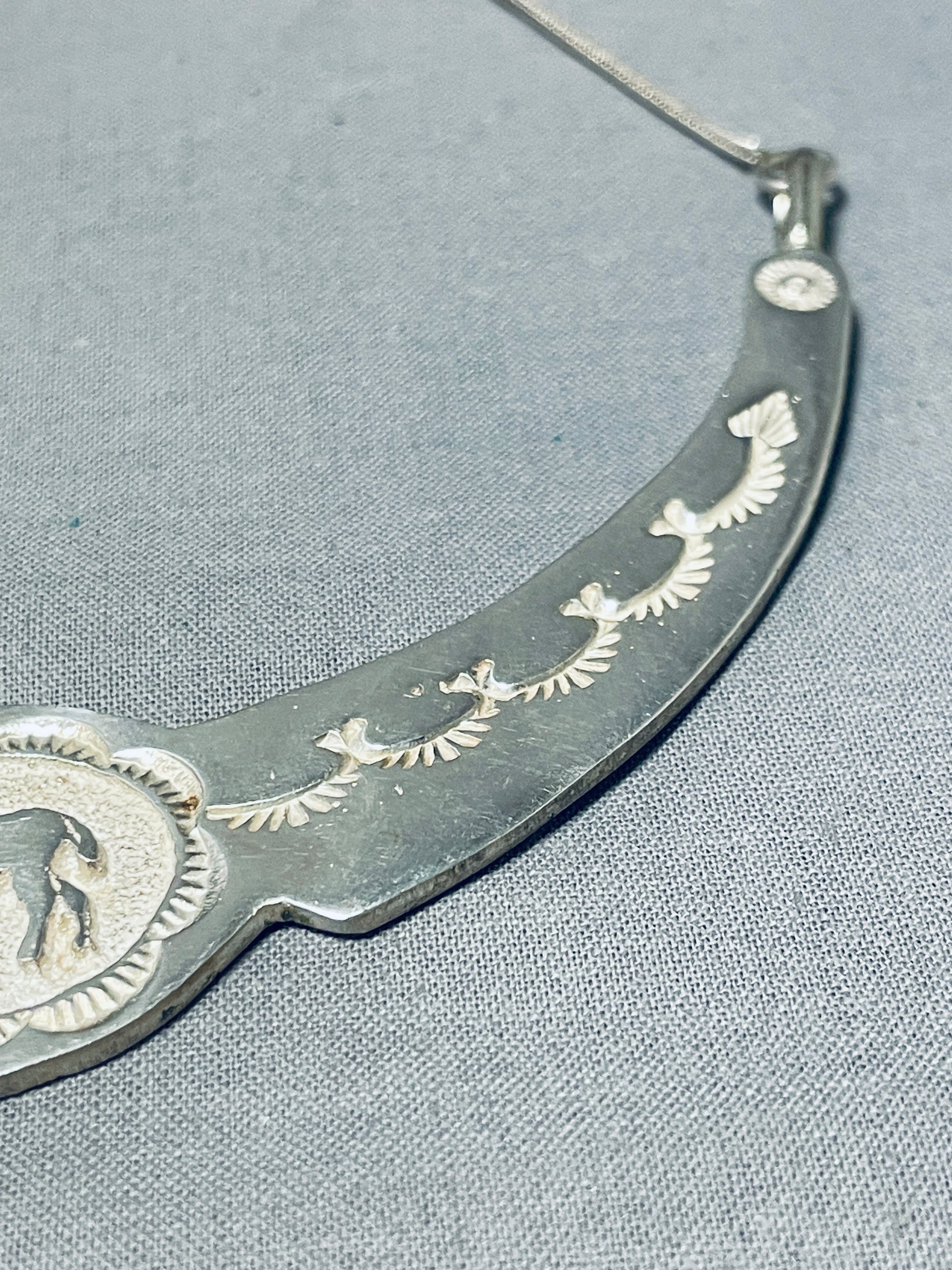 Emerson Kinsel Native American Navajo Sterling Silver Horse