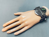 The Best Bear Paw Rose Vintage Native American Navajo Royston Turquoise Sterling Silver Bracelet-Nativo Arts