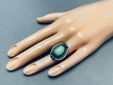 Special Vintage Native American Navajo Royston Turquoise Sterling Silver Ring-Nativo Arts