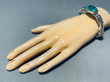 The Best Vintage Orville Tsinnie Carico Lake Turquoise Sterling Silver Bracelet-Nativo Arts