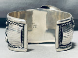 The Best Vintage Red Jasper Sterling Silver Bracelet Cuff-Nativo Arts
