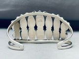 One Of The Best Ever Vintage Native American Navajo Wildhorse Agate Sterling Silver Bracelet-Nativo Arts