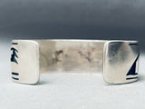 One Of The Best Vintage Hopi Wave Sterling Silver Bracelet-Nativo Arts