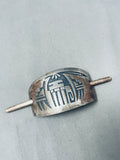 Patrick Lomawaima Tremendous Vintage Native American Hopi Sterling Silver Pin